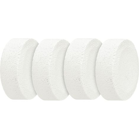 WENKO Ricarica per Assorbiumidità 4 x 250 g, Bianco, Cloruro di Calcio (1/4)