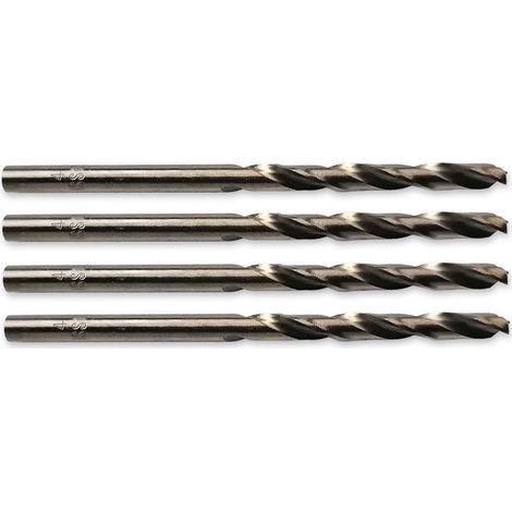 4 forets Ø 4 mm hss-g cobalt (5%) m35