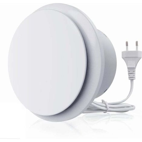 Extracteur d'air 130m³/h 12W – Ventilateur d'extraction silencieux – Économe en énergie pour salle de bain, cuisine, serres, tentes – 4 pouces