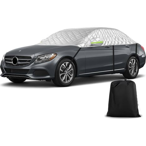 Universal Car Cover Anti-Hail 353 x 150 x 49 cm, Car Cover Protection Soft Roof Waterproof for All Weather Replacement for 508/Model 3/A4/C-Class/Passat (1/5)