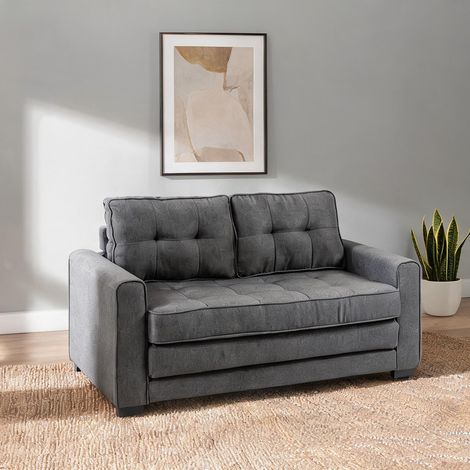 Canapé convertible en polyester Gummiholz 147,5 x 75 x 85 cm (1/5)
