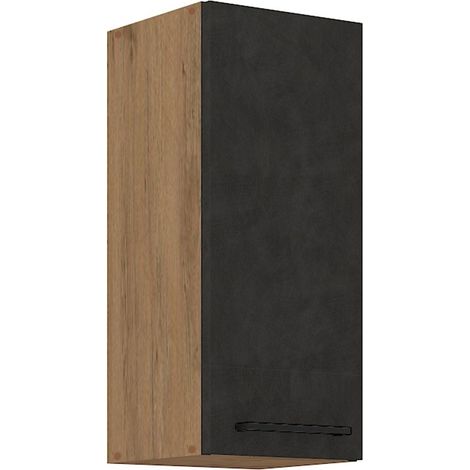 Vigo Hängeschrank 30 cm Eiche Lancelot Matera Grau Küchenzeile Küchenblock Küche (1/3)