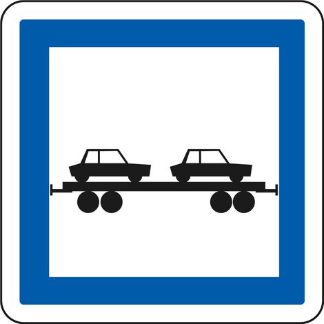 Panneau Indication CE8 – Gare auto/train – Gamme ECOLIGN – Classe 1 – 350 mm (1/5)