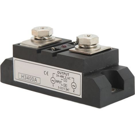 Industrielles Halbleiterrelais mit ABS-Gehäuse und intelligentem Chip für die Stromverteilung (DC 3-32 V - AC 24-480 V) (1/5)