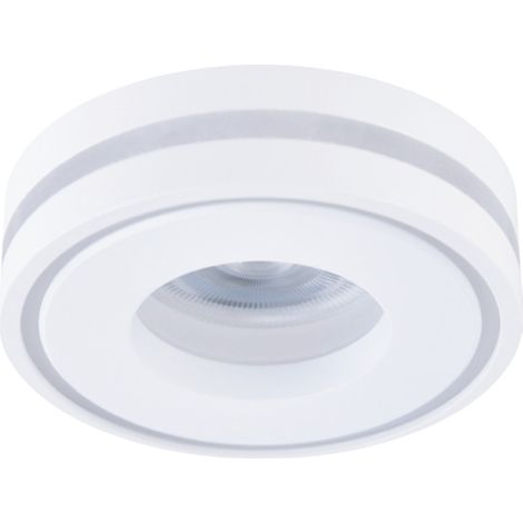 Empotrable de techo “Idún” GU10 220/240V IP20 Ø86x44mm fabricado en aluminio y policarbonato color blanco (1/5)