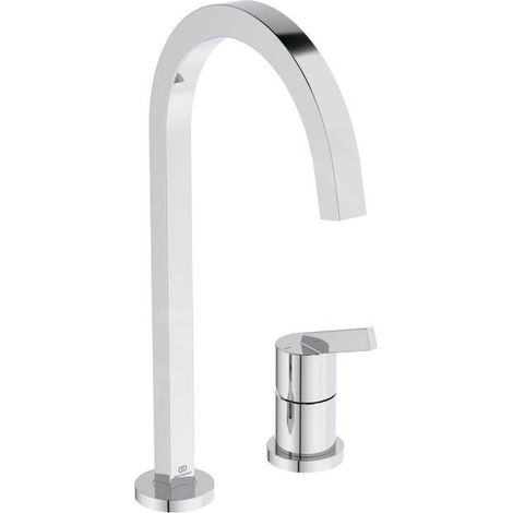 Ideal Standard Gusto - Mitigeur d'évier, installation à 2 trous, chrome BD423AA (1/4)