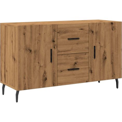Aparador cómoda armario mueble de almacenaje organizador cocina salón hecho a mano 100 x 36 x 60 cm madera de ingeniería marrón 020030805