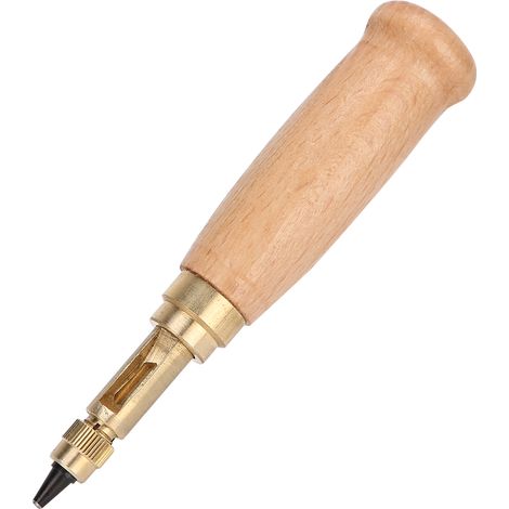Outil de perforation pour ceintures et cuir, perforateur portable en acier, poignée antidérapante (1/5)