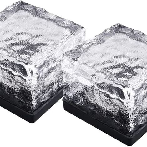 Lampe solaire de jardin, lampe solaire de jardin étanche en verre, lampe solaire de jardin (1/5)