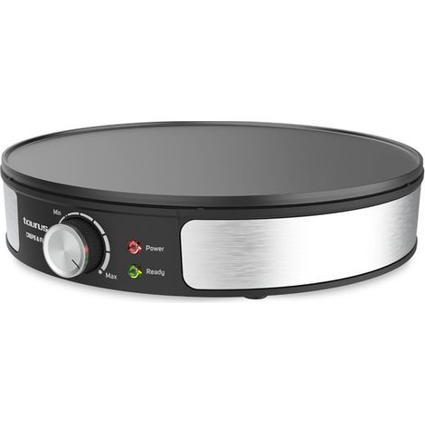 Taurus CREPE & FUN 968384000 Machine à crêpes électrique 1200 W Plaque 30 cm antiadhésive noire (1/4)