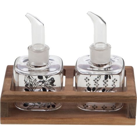 Amadeus - Support avec 2 pots huile et vinaigre (1/2)