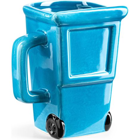 Mug poubelle - bleu
