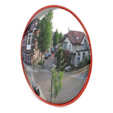 Miroir Convexe Circulation 45 cm Champ de vision de 130°-160° Miroir traffic Sécurité routière Outdoor Indoor Miroir routier Polycarbonate solide Surveillance Rue Magasin (1/4)