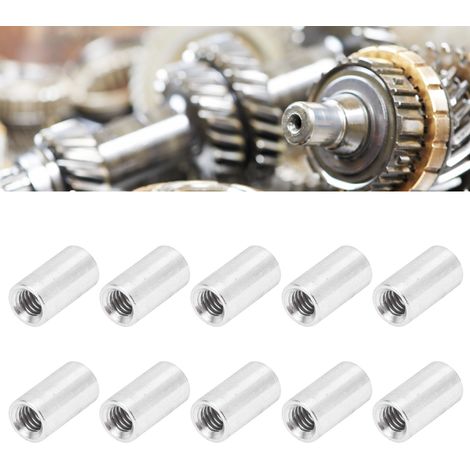 Zehn Gewindestützsäulen aus Aluminiumlegierung M40,7 mm 3501-0006-0100, Länge 10 mm. (1/5)