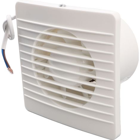 Ventilateur d'extraction carré 10 cm (4 pouces) en ABS haute vitesse, installation murale, pour cuisine et salle de bain, prise 110 V (US). (1/5)