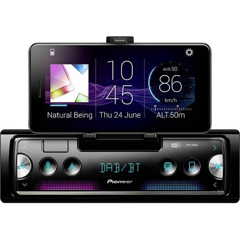 Autoradio DAB+ Bluetooth 1DIN – Compatible iPhone et Android – Égaliseur 13 bandes – Microphone externe inclus – Pioneer (1/3)