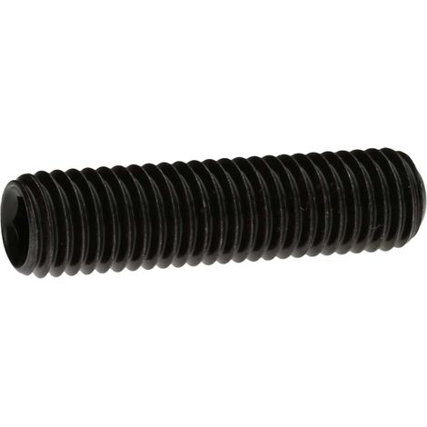 Reidl DIN 916 Gewindestifte Feingewinde M12x1,25x30, mit Innensechskant/Ringschneide, 45 H blank
