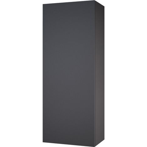 Armoire murale de salle de bain Gloria, Anthracite, 33 x 84 cm avec 2 étagères, Vicco