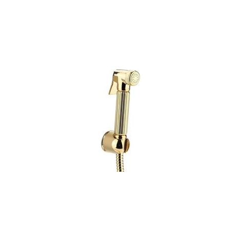 Hygiene-Set / Tragbares Wandbrause-Set mit Duschkopf und Handbrause für die Toiletten- und Waschbeckenpflege, Gold (Dreiteiliges Gold-Set (Kupfer-Sprühpistole) - Crezuo)
