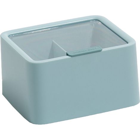 Boîte De Rangement Empilable - Plastique Transparent Avec Couvercle À Charnière - Pour Produits De Beauté Et Soins Des Ongles - 1 Pièce (1/5)