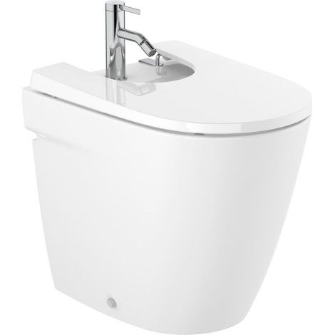 ROCA ONA Bidé A Suelo Con Tapa - Asiento: Caida Normal - ref: A357687000+A806E10001