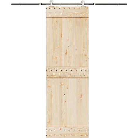 vidaXL Kit Binari Porta Scorrevole 183 cm Acciaio Inossidabile