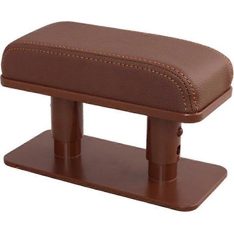 Coussinet de coude marron pour accoudoir de voiture-- (1/5)