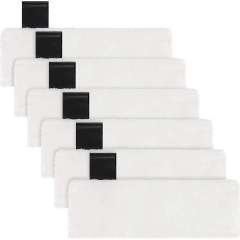6er-Pack Mikrofasertücher als Ersatz für Kärcher Easy Fix SC 2, SC 3, SC 4 und SC 5 (Reinigungstuchzubehör für Kärcher Easy Fix) (1/4)