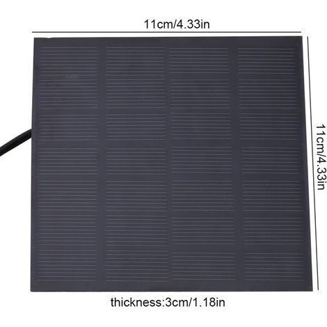 Pompe à eau submersible solaire d'étang de fontaine d'aquarium sans brosse miniature de 1.4W (1/5)