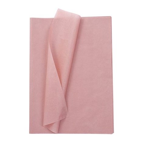 100 Blatt rosa Seidenpapier - 50 x 35 cm - Rosa Geschenkpapier (1/4)