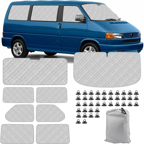 Pare Soleil Voiture Interieur pour T4, Pare Brise Avant Pliable pour Intimité et Régulation Thermique en Camping-Car (1/5)