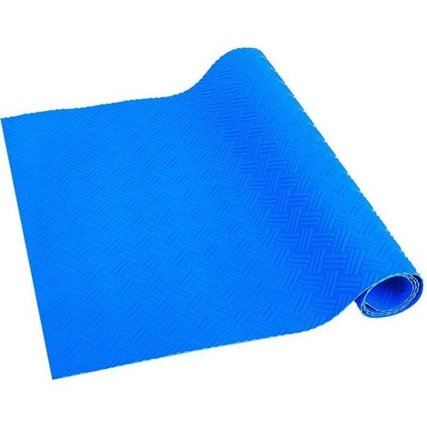 Tapis antidérapant , bleu , motif vagues , tapis d'échelle de piscine , 90x23cm/ 35,4x9,1in Tapis de sécurité antidérapant pour escaliers de piscine , tapis de protection d'échelle de piscine hors sol (1/4)