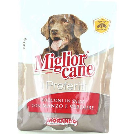 Miglior Cane Bocconcini Manzo e Verdure 300g in Salsa Pronto da Servire (1/3)