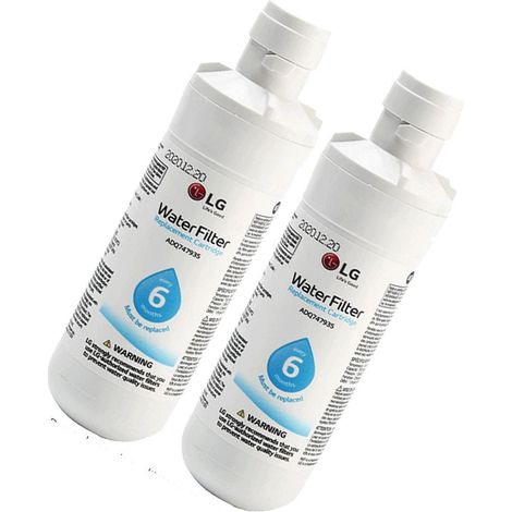Lot de 2 filtres (AGF80300704) Réfrigérateur, congélateur LG