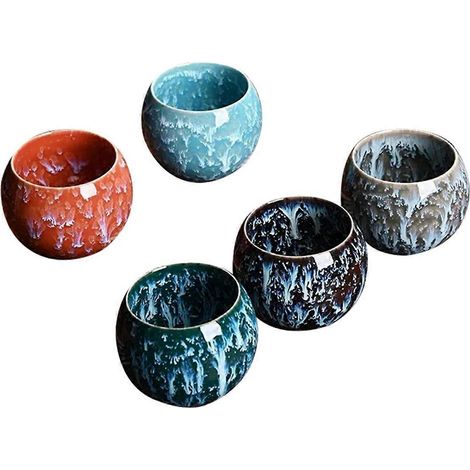 Kiln Change Keramik-Teetassenset - Geschenkbox „Five Elements“ -- (1/5)