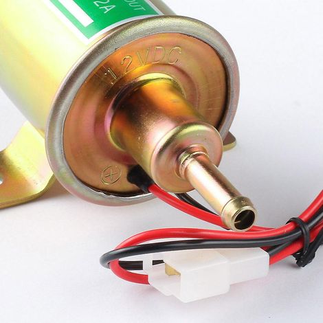 Neue elektrische 12V-Niederdruck-Kraftstoffpumpe mit Befestigungsschraube und Kabel, für Diesel- und Benzinmotoren Hep-02a, kompatibel mit Vergasern von Autos, Motorrädern und Quads. (1/2)