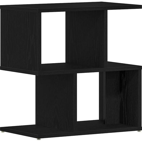 Maison Exclusive - Nachttisch Schwarz Eichen-Optik 50 x 30 x 51,5