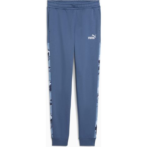Pantaloni della tuta da ragazzo Puma ESS mimetici FL blu 63303880 taglia 128 (1/5)