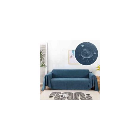 Bardusch-Jeté extra large pour canapé 3-4 places, housse couverture polyvalente, F, 180x300 cm
