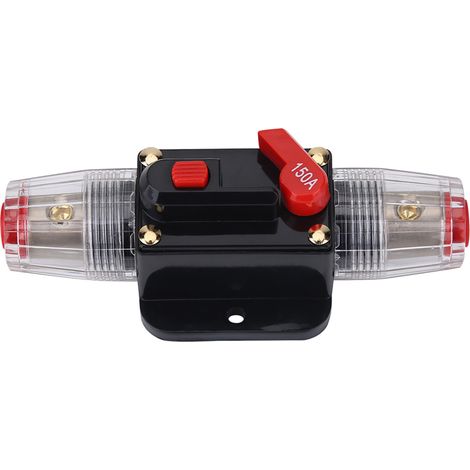 Interrupteur de réarmement manuel pour disjoncteur 150 A avec porte-fusible modifié pour système audio de voiture (1/5)