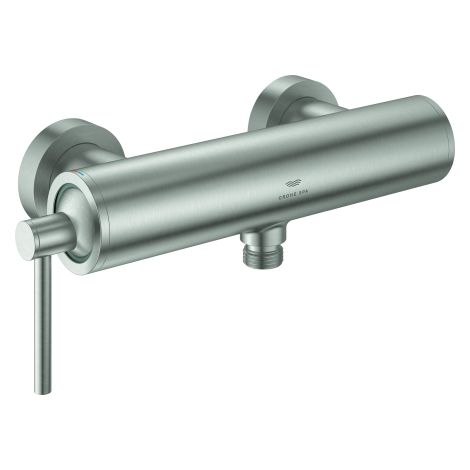 Einhand-Brausebatterie Atrio 24366 Wandmontage supersteel (1/4)