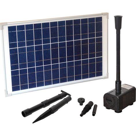 Heissner Solar-Teichpumpen-Set 1000l/h