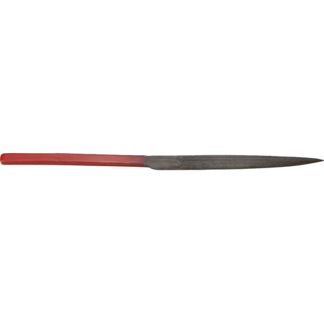 Lime diamantée pour bijoux, outil de sculpture et réparation avec manche rouge (forme demi-cercle) (1/5)