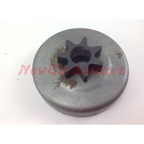 POULAN pignon moteur tronçonneuse 375 395 3400 3700 4000 3/8' dents 7 001697 (1/4)