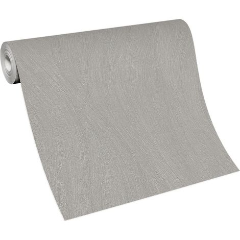 BRICOFLOR Papier Peint rayé brun Tapisserie intissée à rayures pour cuisine, chambre & plus Papier Peint moderne marron foncé (1/4)