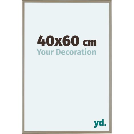 yd. - Cadre photo 40x60 - Champagne - Aluminium - Kent