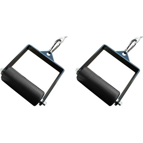 2X Gym LAT Pull Down Poulie Câble Machine PoignéE Fixation Fitness Bras de Lutte EntraîNement Deadlift D Forme PoignéE-4 cm (1/5)