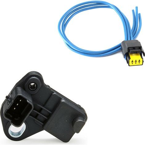 Partsline Capteur de Position de Vilebrequin (PMH) avec Connectique compatible avec Berlingo. C2. C3. C4. C5 II. Xsara Picasso. 206. 207. 307. 308. 407 1.4 1.6 HDi - Réf 13627805026 1920EH