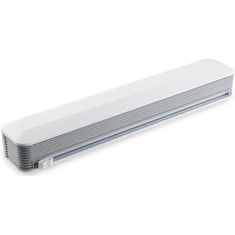 PA Distributeur magnétique de film plastique avec coupe-papier coulissant, organiseur de film plastique réutilisable pour le rangement de la cuisine (1/4)