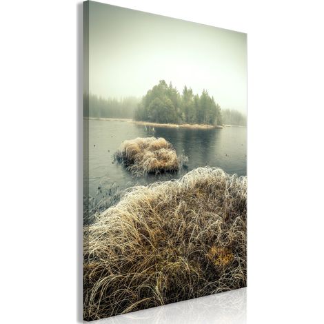 Gemälde – Herbst im Feuchtgebiet (1-teilig) vertikal